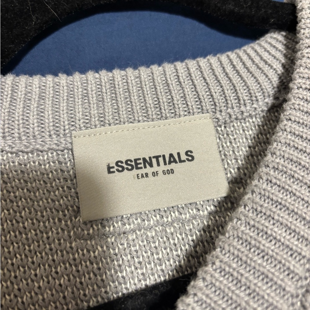 Essentials Gray Sweater For Men - image 3